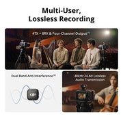 DJI Mic 3 (1 TX + 1 RX) Advanced Mini Wireless Microphone + 1 YR Warranty Bundle