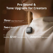 DJI Mic 3 (1 TX + 1 RX) Advanced Mini Wireless Microphone + 1 YR Warranty Bundle