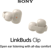 Sony LinkBuds Clip Open-Ear Truly Wireless Earbuds - Greige WFLC900/C