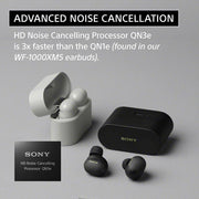 Sony WF-1000XM6 The Best Truly Wireless Noise Cancelling Earbuds + Earbud Tips Bundle