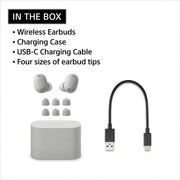Sony WF-1000XM6 The Best Truly Wireless Noise Cancelling Earbuds + Earbud Tips Bundle