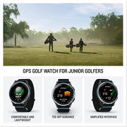 Garmin Approach J1 Cloud Blue Aluminum Bezel w/ Black Band + 26 Month Protection