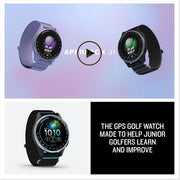 Garmin Approach J1 Cloud Blue Aluminum Bezel w/ Black Band + 26 Month Protection