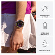 Garmin Approach J1 Silver Aluminum Bezel with Lilac Band + 26 Month Protection