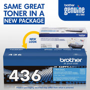 Brother Super High-yield Toner Cartridge, Cyan + Printer Essentials Bundle