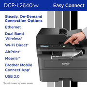 Brother Wireless Monochrome Multi-Function Laser Printer w/ Print Like A Pro Bundle