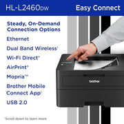 Brother Brother SOHO Laser Printer HLL2460DW w/ Print Like A Pro Bundle