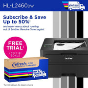 Brother Brother SOHO Laser Printer HLL2460DW w/ Print Like A Pro Bundle
