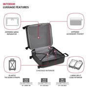 SwissGear Wanderlust Pro Plus Lightweight Hardside Expandable Luggage Set