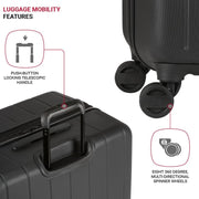 SwissGear Wanderlust Pro Plus Lightweight Hardside Expandable Luggage Set