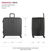 SwissGear Wanderlust Pro Plus Lightweight Hardside Expandable Luggage Set
