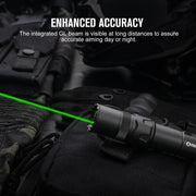 OLIGHT Odin GL M Rail Mounted Tactical Light with 1500 Lumens, Green Beam