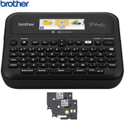 Brother Business Professional Connected Label Maker + White Laminated Label Tape