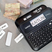 Brother Business Professional Connected Label Maker + White Laminated Label Tape
