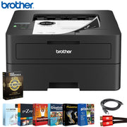 Brother HLL2460DW SOHO Laser Printer with 26-Month Plan, HDMI & USB Cables