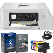 Brother INKvestment Wireless All-in-One Inkjet Printer w/ Print Like A Pro Bundle