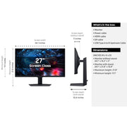 Samsung 27" Odyssey G7 G70F FHD Resolution Gaming Monitor