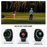 Garmin Approach J1 Cloud Blue Aluminum Bezel w/ Black/Azure Band +26 Month Protection