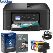 Brother Work Smart 1360 Wireless Color All-in-One Printer w/ Print Like A Pro Bundle