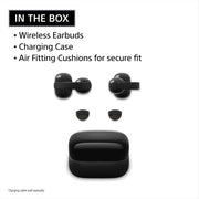 Sony LinkBuds Clip Open-Ear Truly Wireless Earbuds Black + 1 Yr Warranty Bundle