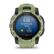 Garmin Instinct 3 - 50 mm Outdoor GPS Smartwatch, AMOLED, Fern Green w/ Fern Green Band