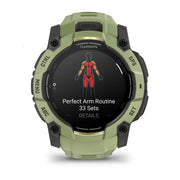 Garmin Instinct 3 - 50 mm Outdoor GPS Smartwatch, AMOLED, Fern Green w/ Fern Green Band