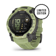 Garmin Instinct 3 - 50 mm Outdoor GPS Smartwatch, AMOLED, Fern Green w/ Fern Green Band