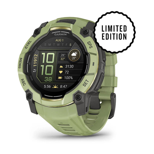 Garmin Instinct 3 - 50 mm Outdoor GPS Smartwatch, AMOLED, Fern Green w/ Fern Green Band
