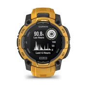 Garmin Instinct 3 - 45 mm Outdoor GPS Smartwatch, SOLAR, Sunburst w/ Sunburst/Gray Band