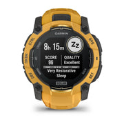 Garmin Instinct 3 - 50 mm Outdoor GPS Smartwatch, SOLAR, Sunburst w/ Sunburst/Gray Band