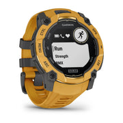 Garmin Instinct 3 - 50 mm Outdoor GPS Smartwatch, SOLAR, Sunburst w/ Sunburst/Gray Band