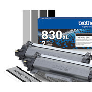 Brother High-Yield Toner Black Twin Pack (2-Pack x2) (3,000 Pages/Cartridge)