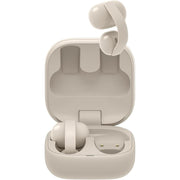 Sony LinkBuds Clip Open-Ear Truly Wireless Earbuds, Greige + 1 YR Warranty Bundle
