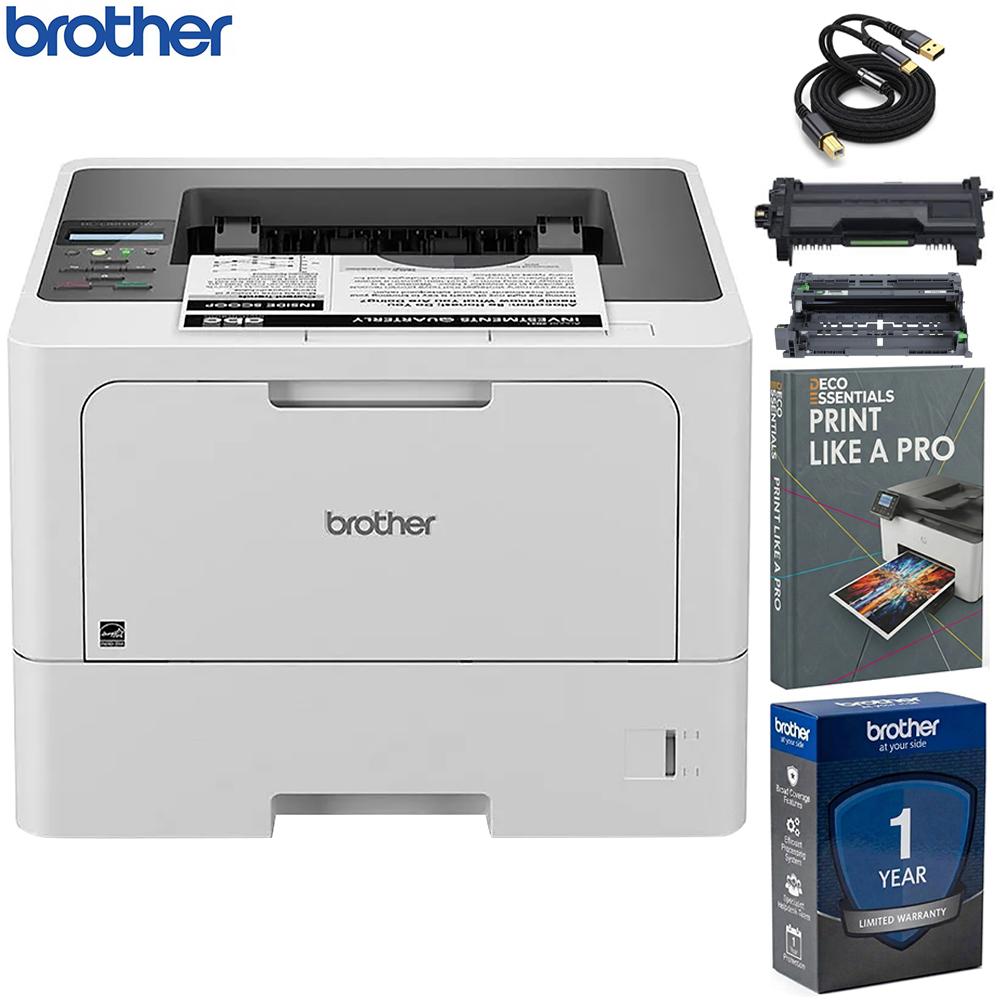 Brother Business Monochrome Laser Printer with Print Like A Pro Bundle