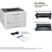 Brother Business Monochrome Laser Printer with Print Like A Pro Bundle