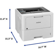 Brother Monochrome Laser Printer w/ Large Paper Capacity+Print Like A Pro Bundle