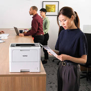 Brother Monochrome Laser Printer w/ Large Paper Capacity+Print Like A Pro Bundle