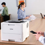 Brother Monochrome Laser Printer w/ Large Paper Capacity+Print Like A Pro Bundle