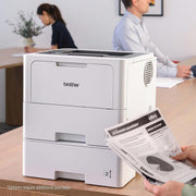Brother Monochrome Laser Printer w/ Large Paper Capacity+Print Like A Pro Bundle