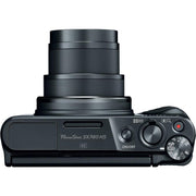 Canon PowerShot SX740 HS 20.3MP 4K Camera (Black) w/ 64GB Card + Camera Case