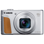 Canon PowerShot SX740 HS 20.3MP 4K Camera (Silver) w/ 64GB Card + Camera Case