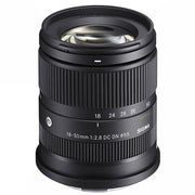 Sigma 18-50mm F2.8 DC DN C lens Canon RF Mount with Lexar 64GB Memory Card
