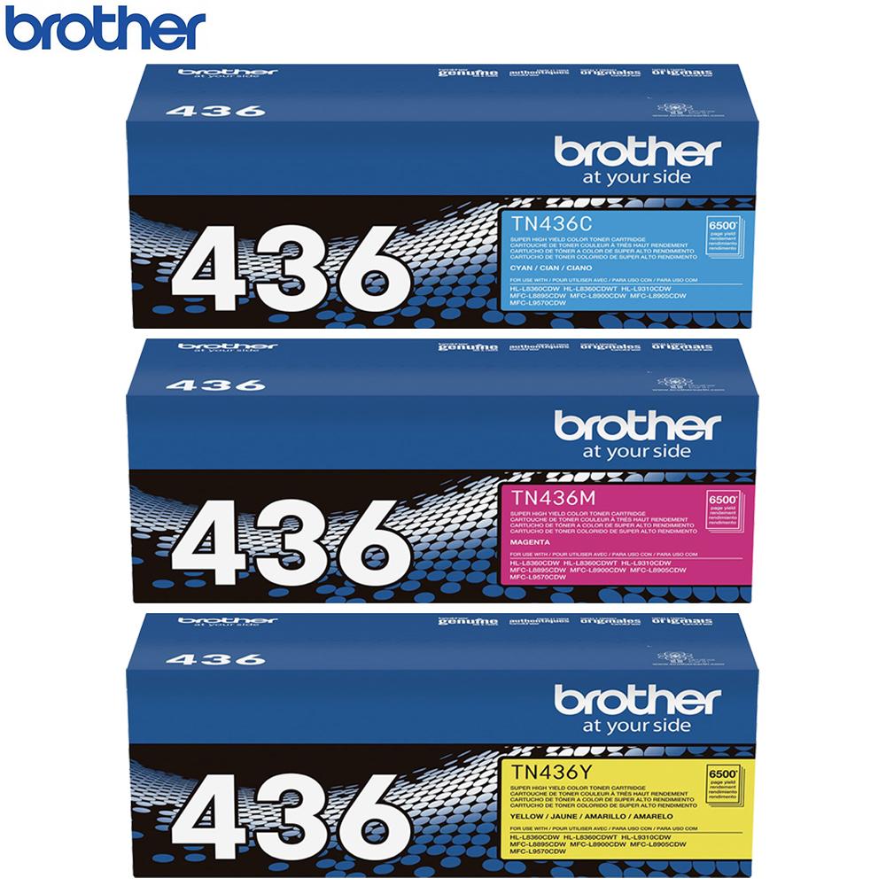 Brother Super High-yield Toner Cartridge Cyan, Magenta and Yellow