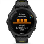 Garmin Forerunner 265S GPS Smartwatch, Black/Amp Yellow w/ Accessories Bundle
