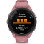 Garmin Forerunner 265S GPS Smartwatch, Light Pink/Whitestone w/ Accessories Bundle