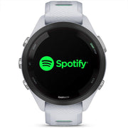 Garmin Forerunner 265S GPS Smartwatch, Whitestone/Neo Tropic w/ Accessories Bundle