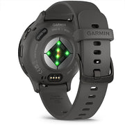 Garmin Venu 3S Health Fitness GPS Smartwatch Steel Bezel (41mm) w/ Accessories Bundle