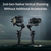 DJI RS 4 Combo 3-Axis Gimbal Stabilizer with Enhanced Vertical Shooting (Renewed)