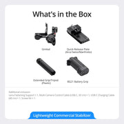 DJI RS 4 Combo 3-Axis Gimbal Stabilizer with Enhanced Vertical Shooting (Renewed)
