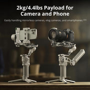 DJI RS 4 Mini, Gimbal Stabilizer for Camera, Intelligent Tracking (Renewed)